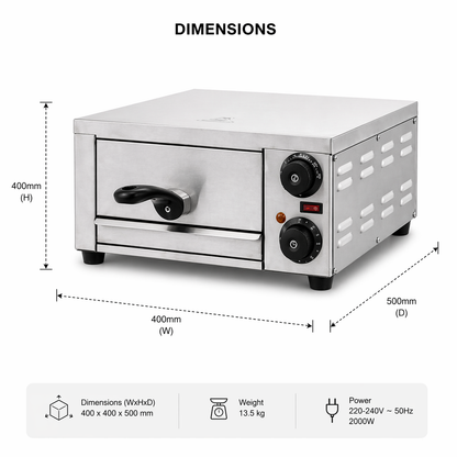 POP Elec HOME COOK Pizza Oven